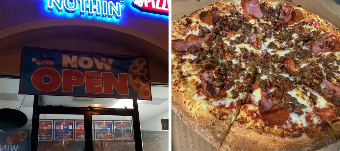 Double or Nothin' Pizza Menu